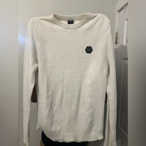 Philipp Plein logo patch pullover